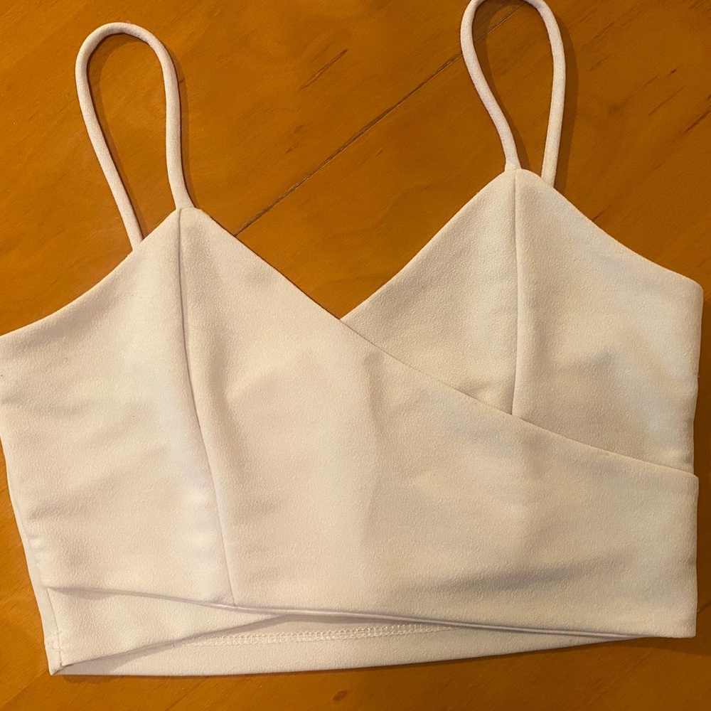 White Crop Top